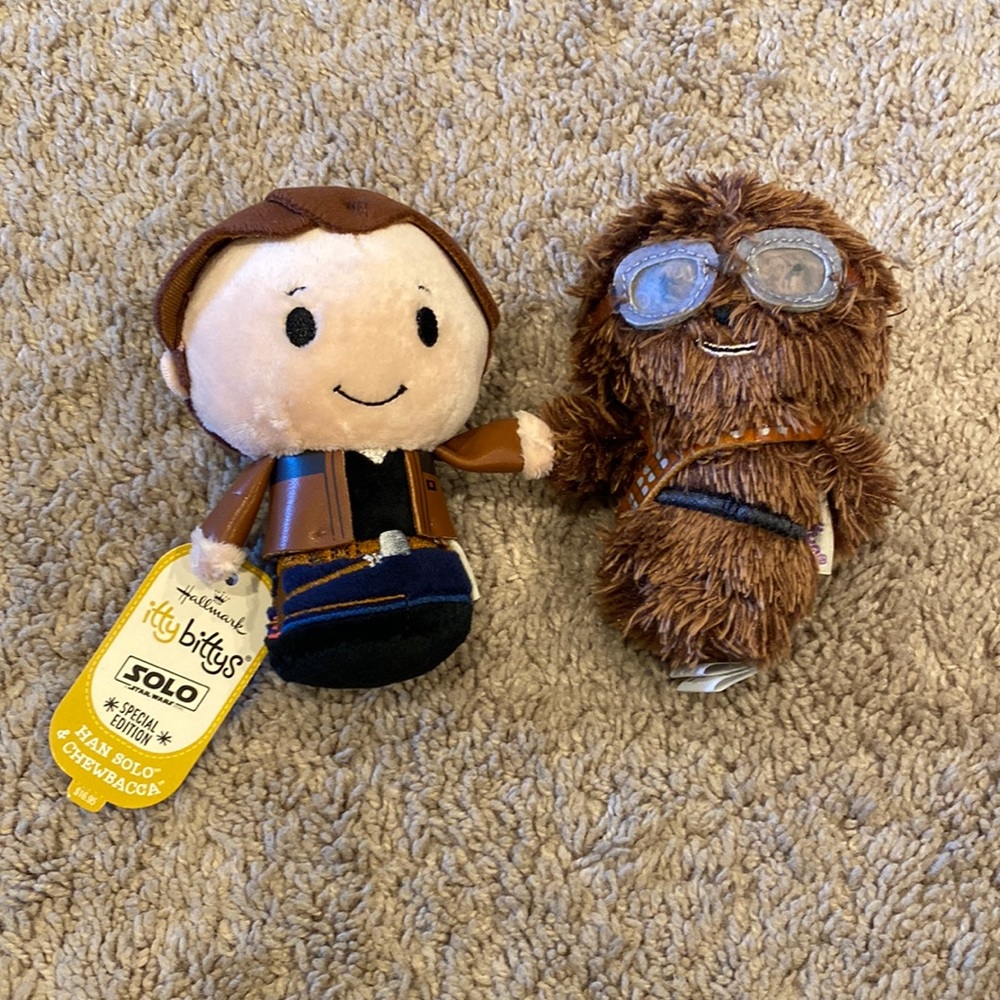 New! Han Solo and Chewbacca Itty Bitty
